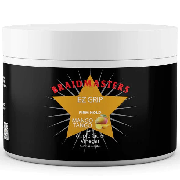 BraidMasters - EZ GRIP GEL 8oz. - ORIGINAL, LEMONGRASS, MANGO, TEA TREE